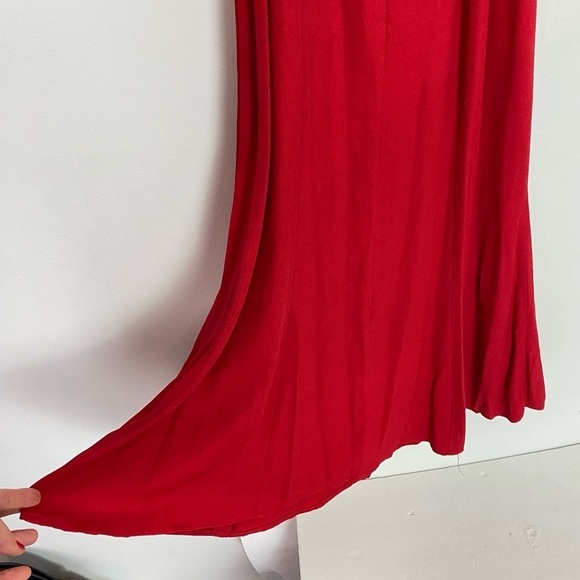 Gunne Sax Dress Size XS Small Vintage 90s Jessica McClintock Red Prom Dress - Picture 8 of 15